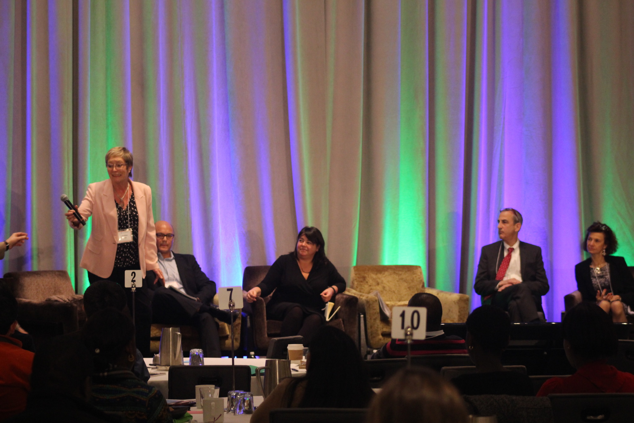 Janice addressing the Agriculture Forum at the World Bank